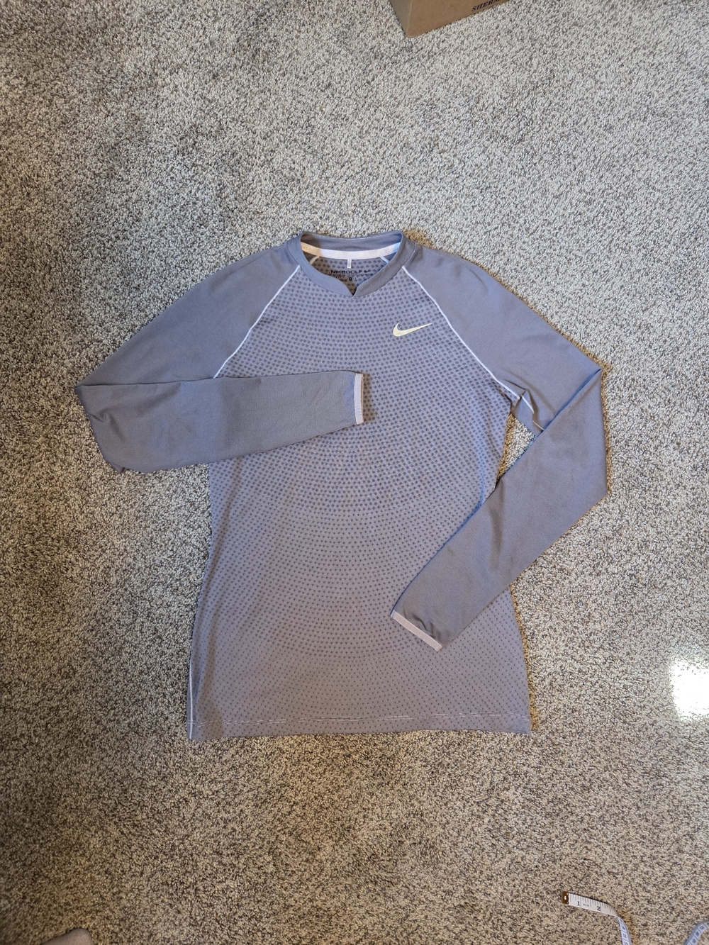 Nike Women's Long Sleeve Golf Athletic Top - Light Purple Sm Preppy Workout